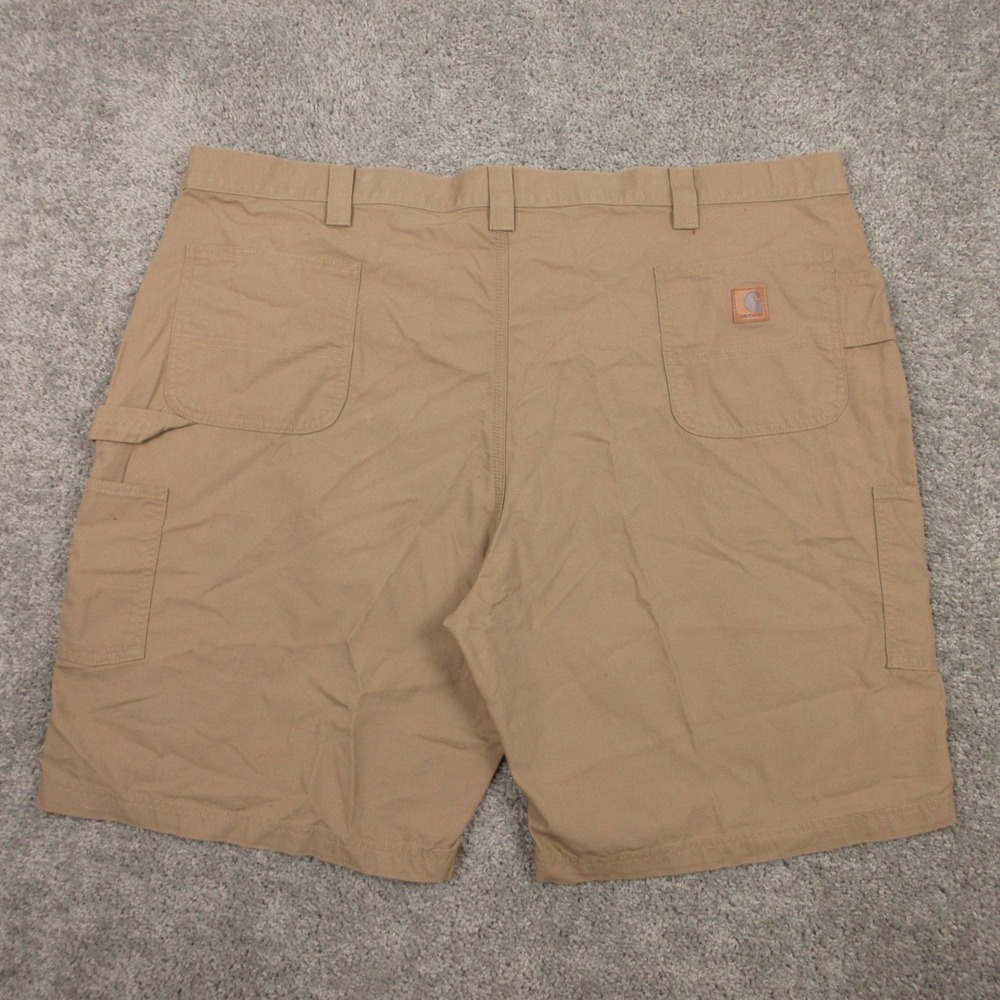 Carhartt Shorts Mens 50 Brown Original Fit Carpenter Workwear Outdoor 10" Canvas